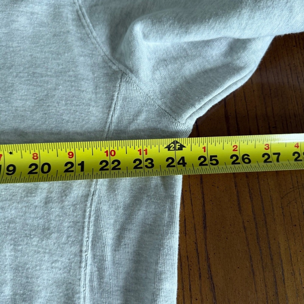 Cuffy's Gray Hoodie Cape Cod Sweatshirt Blue Print Size 2X - Picture 8 of 10